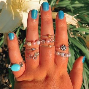 (2) 💫HANDMADE-anxiety rings! Any 3 for $10